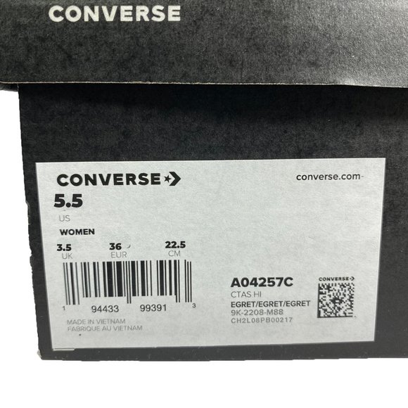 Converse Chuck Taylor All Star Lined Leather Cozy Latest Fashion - Picture 8 of 8